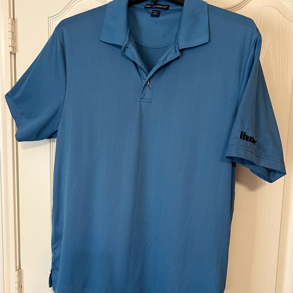 Port Authority Men’s Blue Polo Shirt Classic Design, 
Size Large